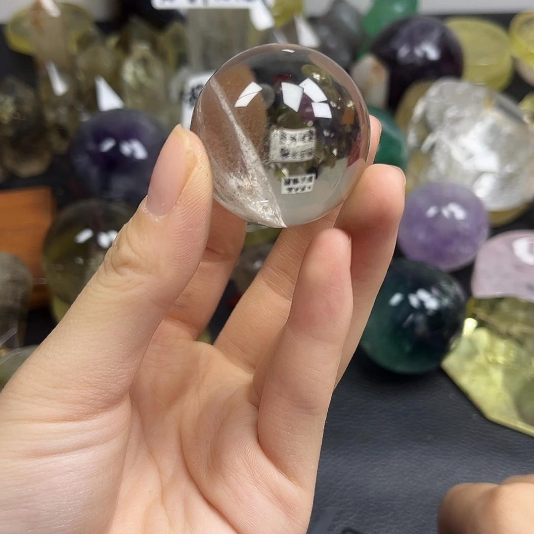 珠宝半成品未镶嵌紫晶329水晶石