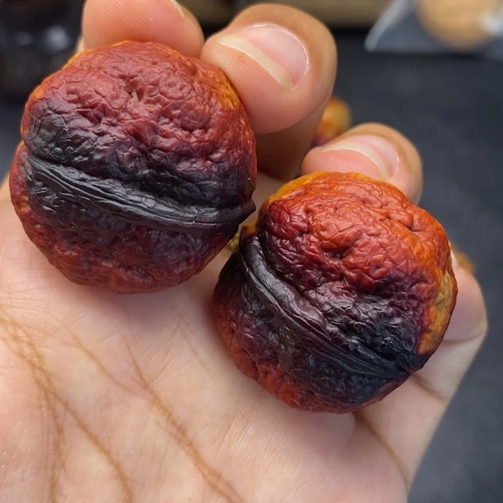 把件文玩核桃34尺肌肉蛙