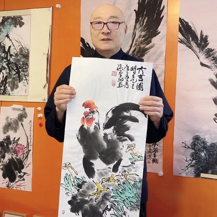 国画张圣敏先生纯手绘作品