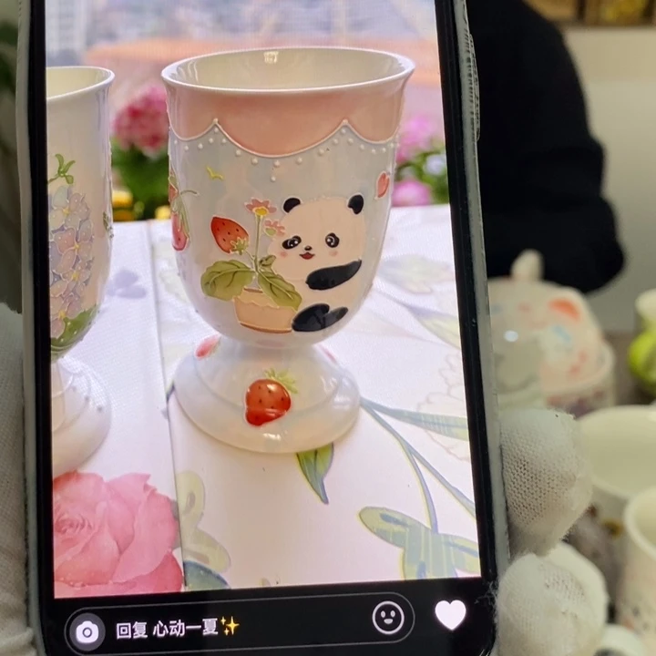 杯?****❀景德镇釉下彩手绘