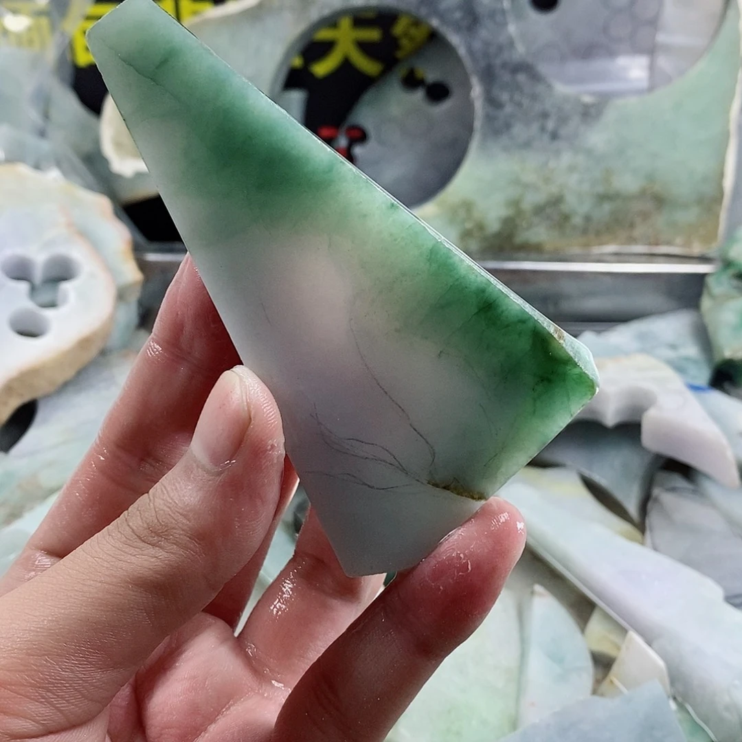 散珠翡翠天然缅甸翡翠a货55