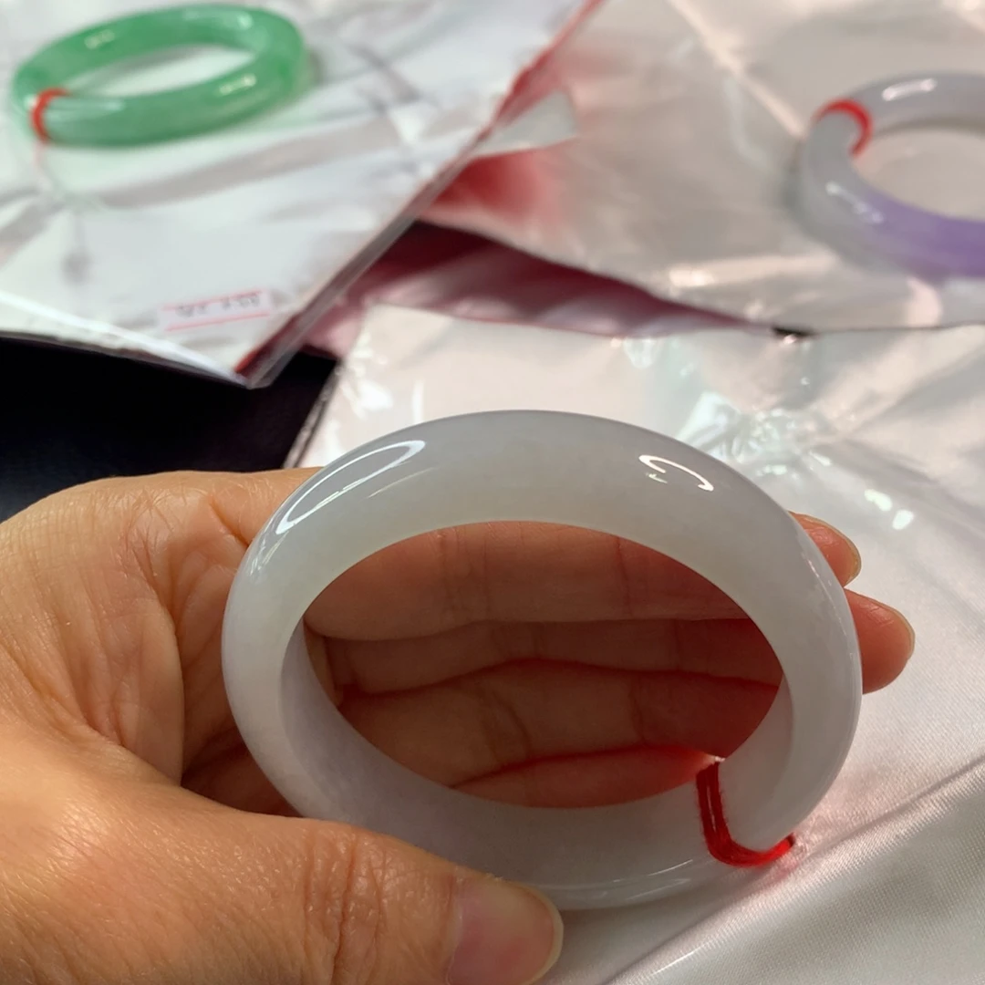 翡翠未镶嵌手镯翡翠手镯52.7