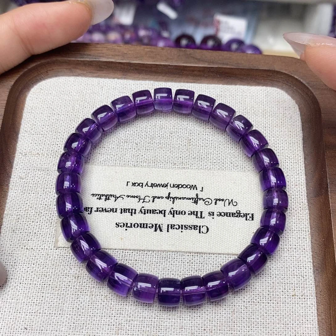 紫晶珠宝半成品未镶嵌乌拉圭7m