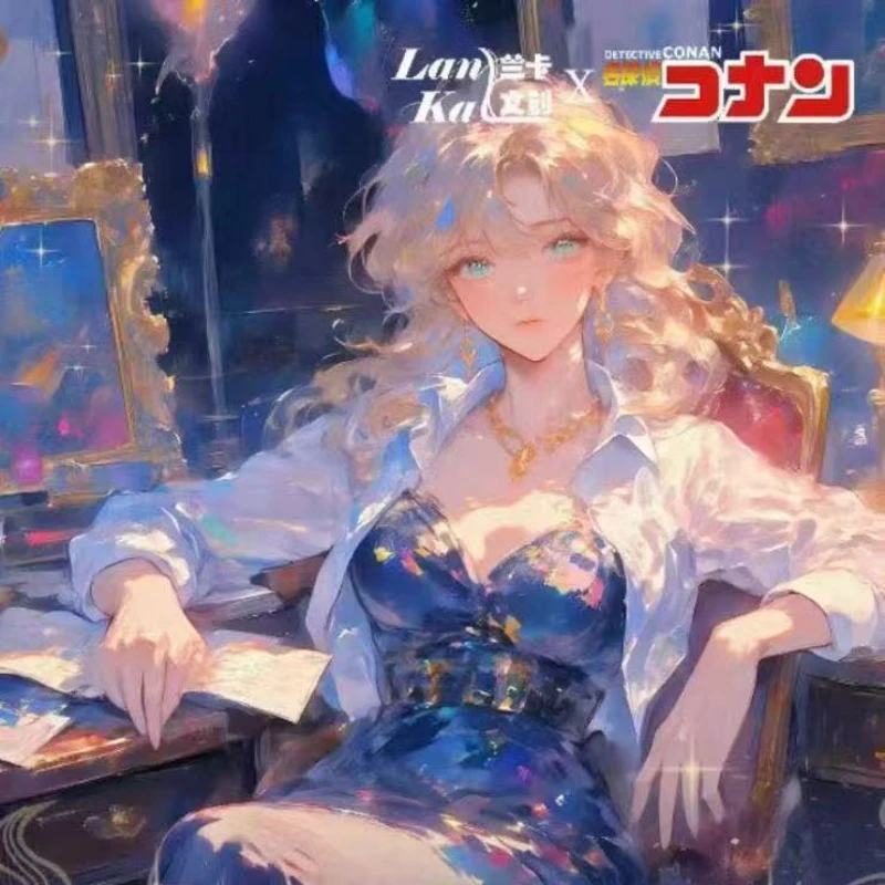 【平拆/玩法】<兰卡文创>名侦探柯南第一弹双折邮票拆卡收藏盲盒