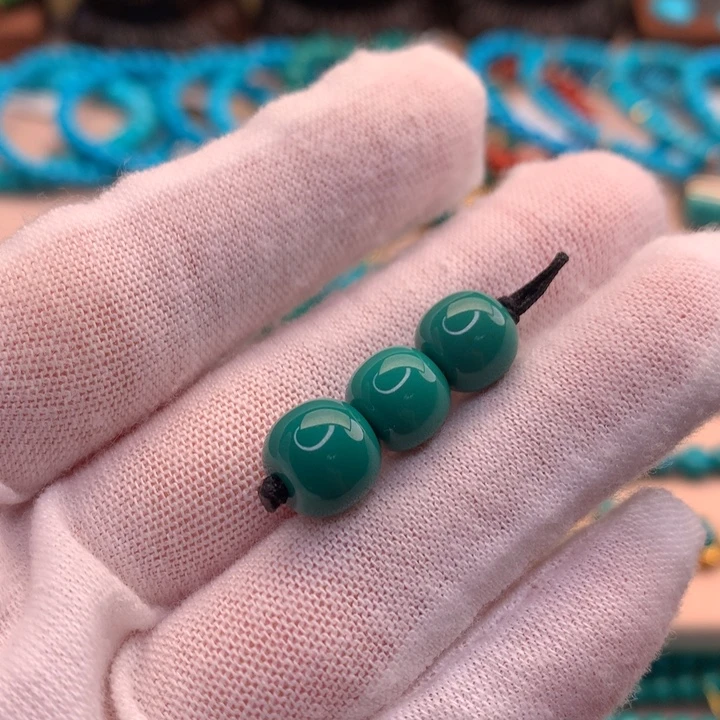 绿松石未镶嵌湖北天然原矿绿松石8.7-9.5