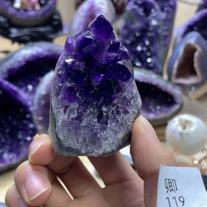 未镶嵌珠宝半成品紫晶