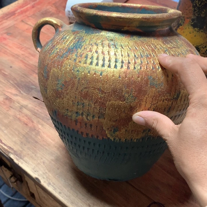 【闪购商品】粗糙盆默认打孔高22口13