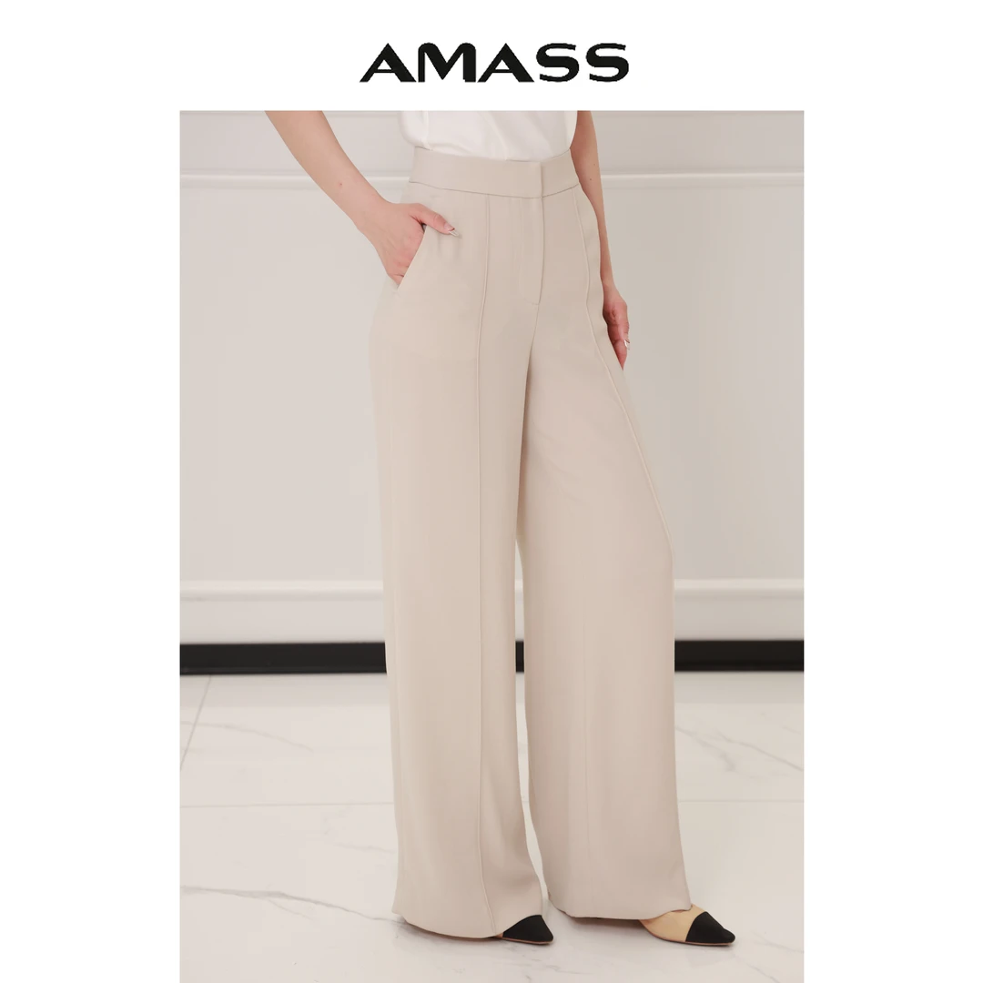 AMASS/阿玛施新款女装专柜正品醋脂纤阿玛施夏季薄款裤子