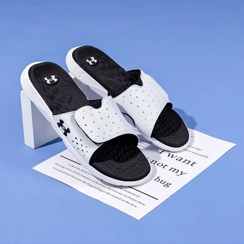 Under Armour/安德玛运动拖鞋 25秋季简约缓震舒适透气休闲鞋子