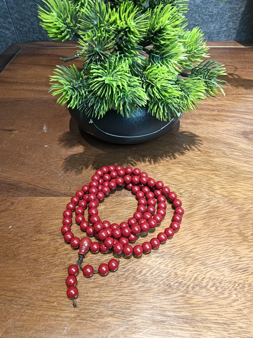 含辰砂工艺品朱砂含辰砂108珠串