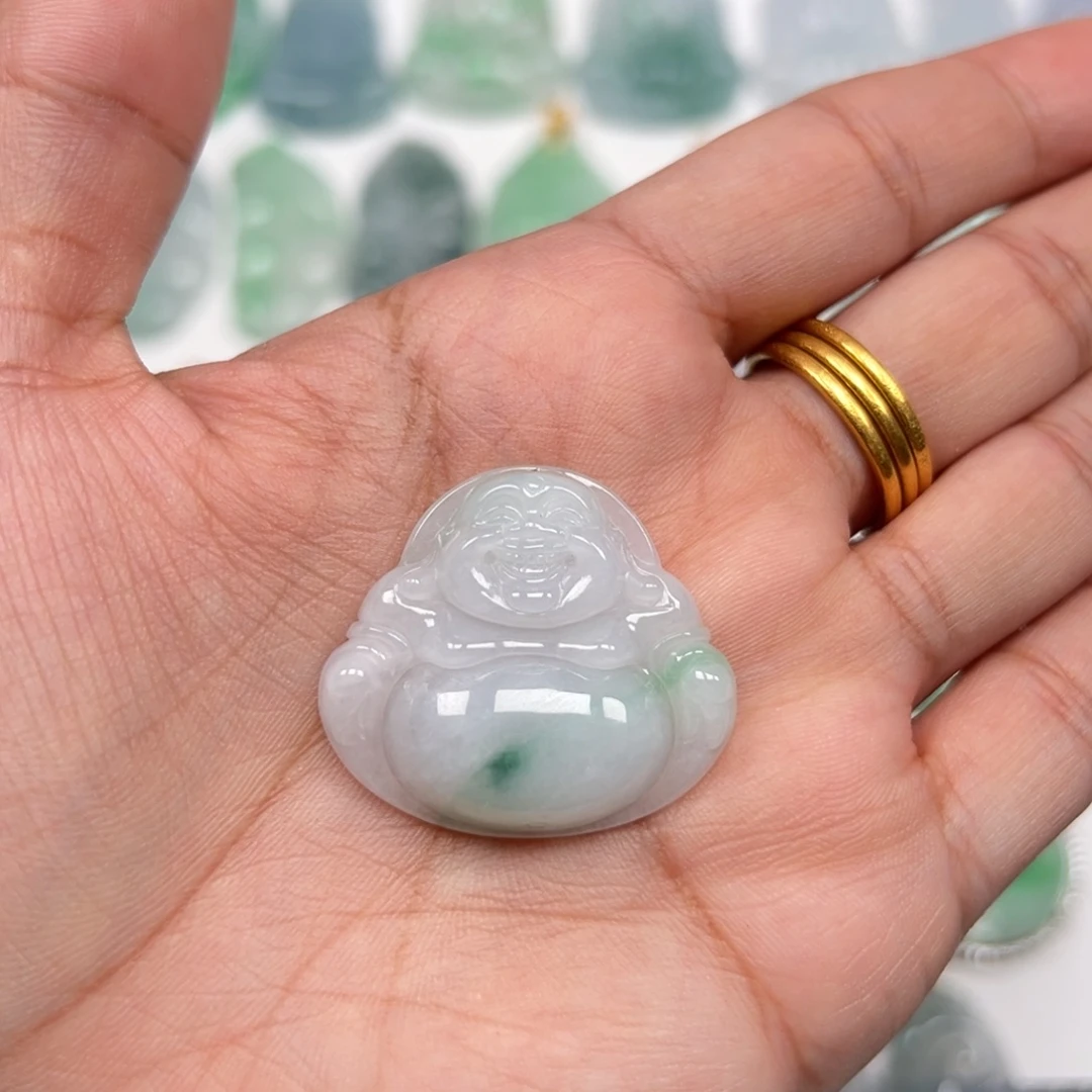 颈饰未镶嵌翡翠佛公