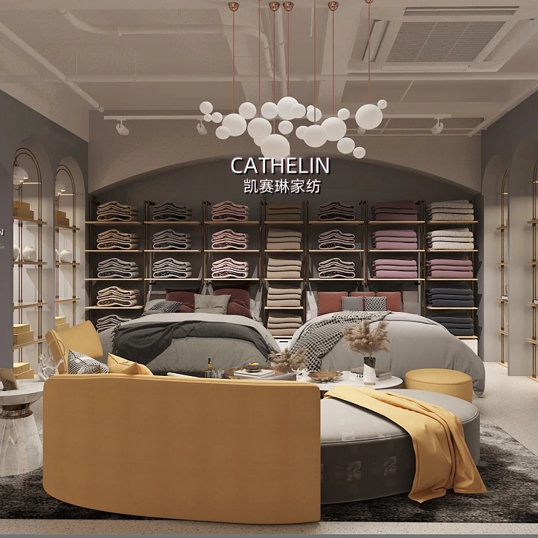 【床盖四件套蝶栖星野】高端轻奢简约床盖款四件套奢华床品