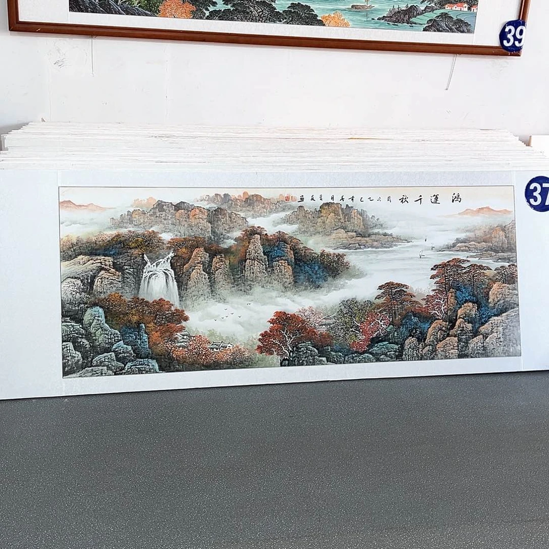 清***牧国画手绘保证假一罚万
