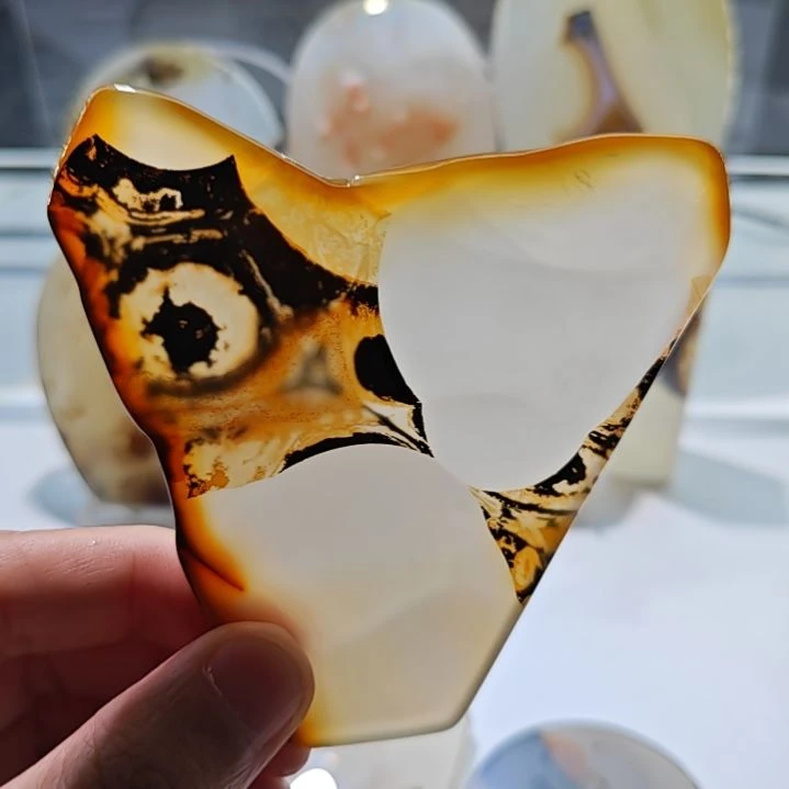 玛瑙/玉髓未镶嵌吊坠(不含链)69号