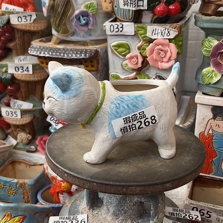 粗陶材质多肉花盆