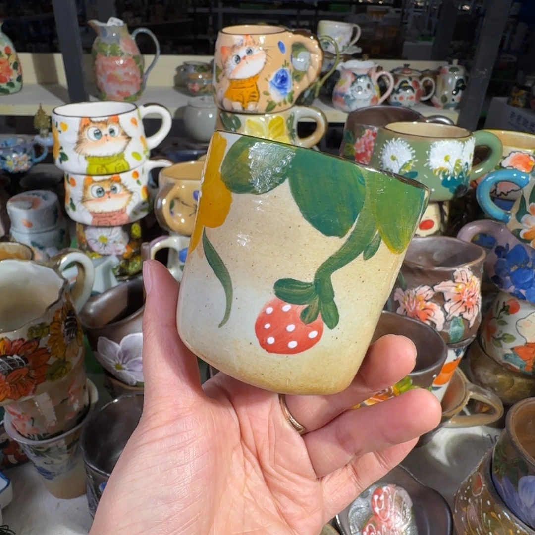 紫砂景德镇手工陶瓷釉下彩正品8