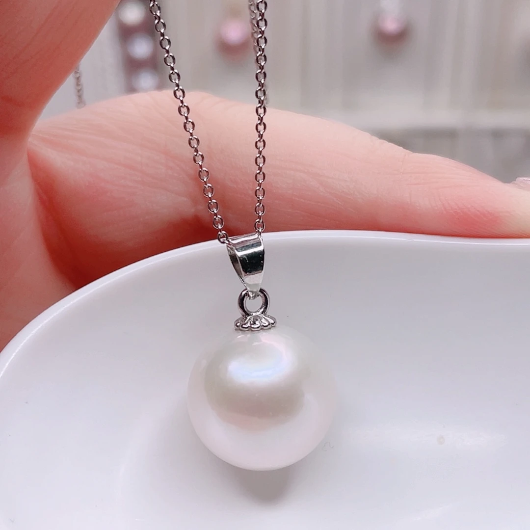 合金淡水珍珠吊坠(赠链)