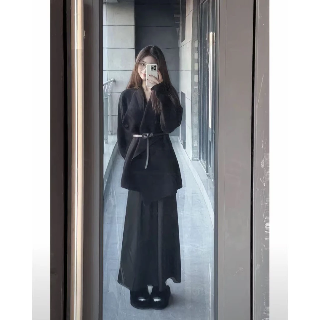 徐秋阳  大女主   百搭时尚休闲设计感显瘦显白毛衣带腰带YM228-
