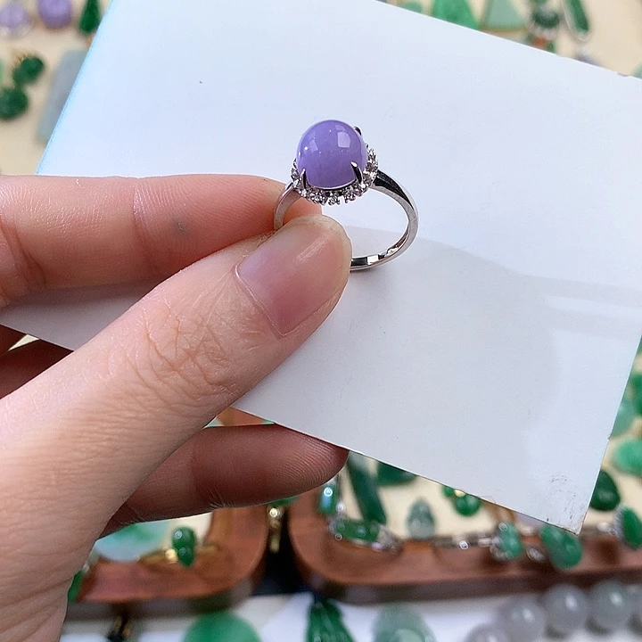 颈饰18K金镶嵌翡翠8633675579