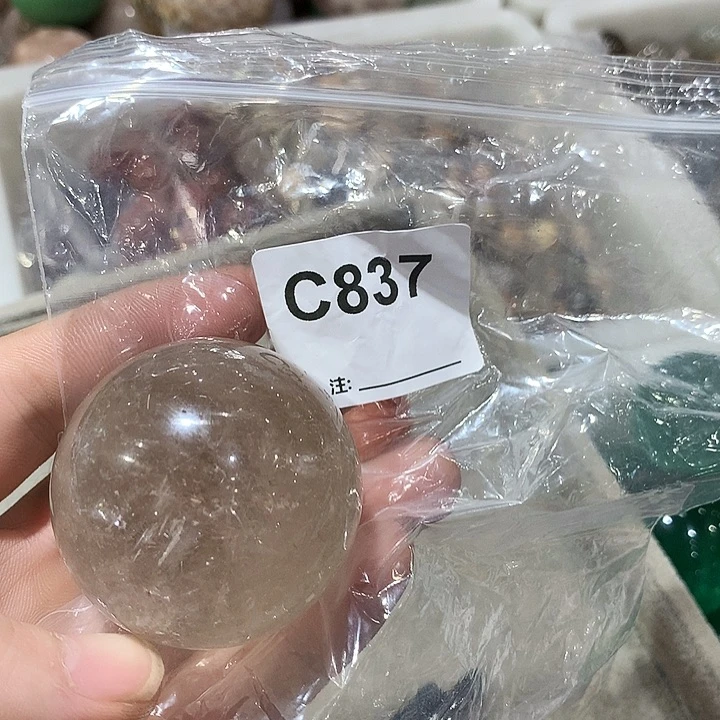 梦***戚未镶嵌珠宝半成品水晶天然水晶C837