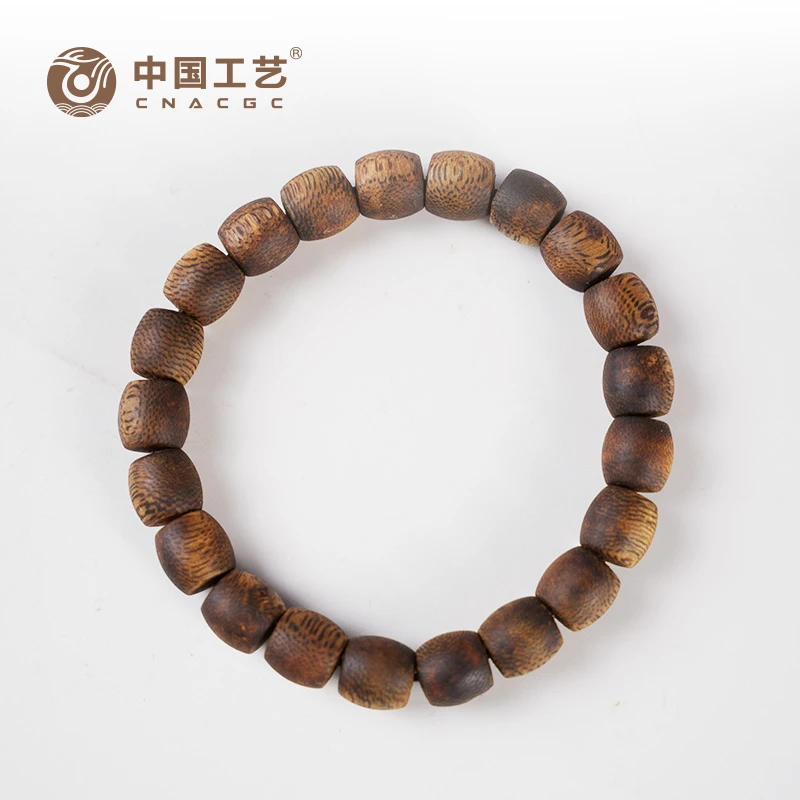 沉香【中国工艺】鼓珠单圈手串励志学生上班族解压配饰多样性发其一