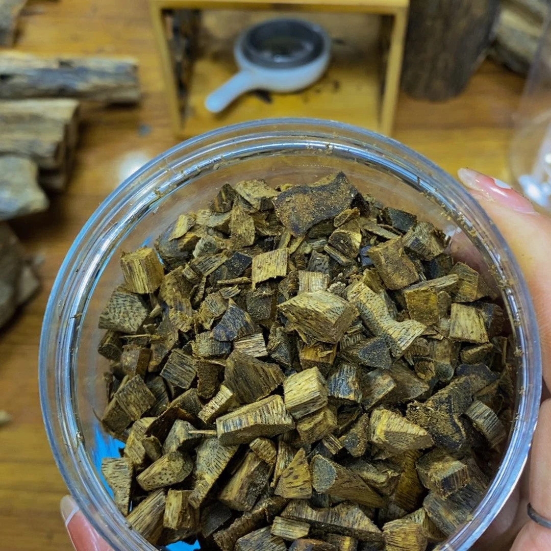 沉香碎屑沉香暖陆河米粒112克