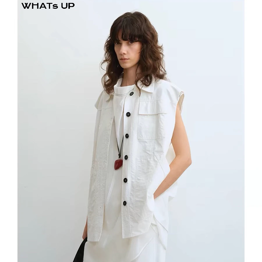 YOEYYOU 25春 设计师品牌 阔型马甲WHATsUP