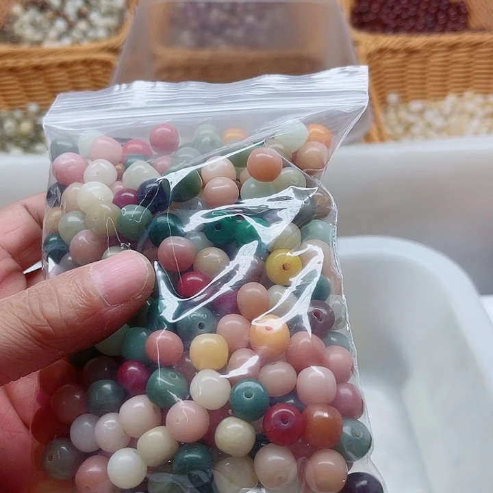 岁****吊坠白玉菩提瑕疵彩混300