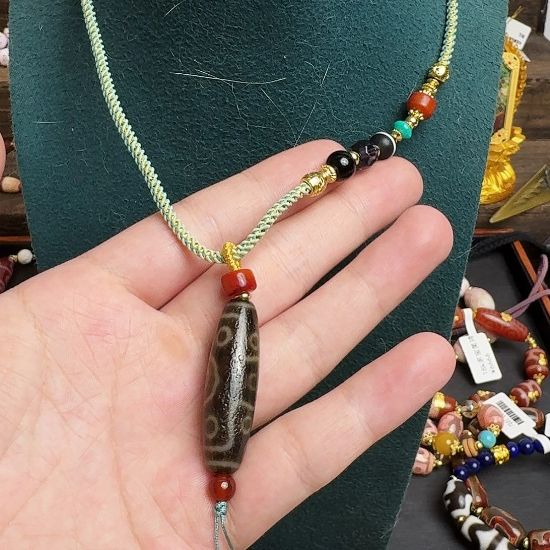 玛瑙/玉髓合金项链多晚