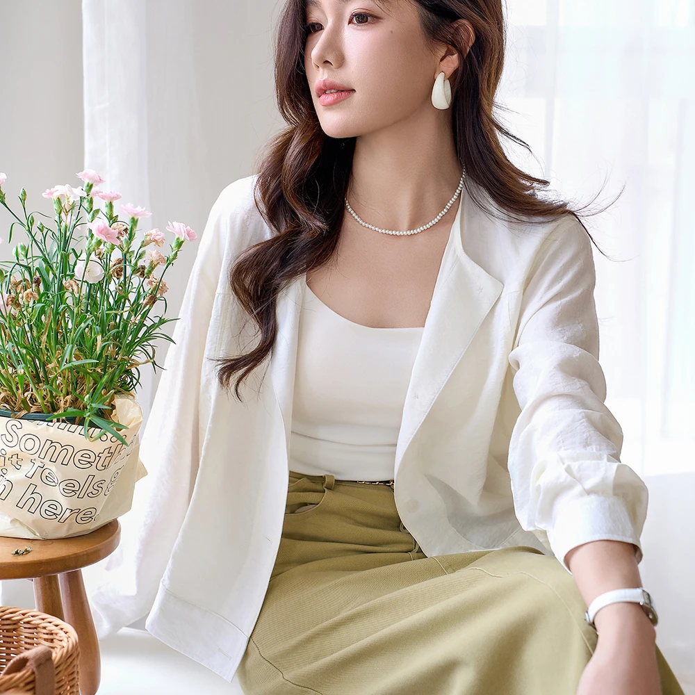 ANRUIER-高品质新款衬衫春季新款宽松显瘦百搭气质女神小个子上衣