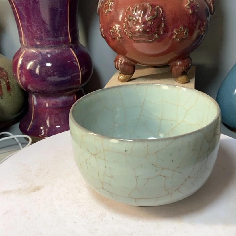 【闪购商品】摆件H****洒宋官窑钵一个