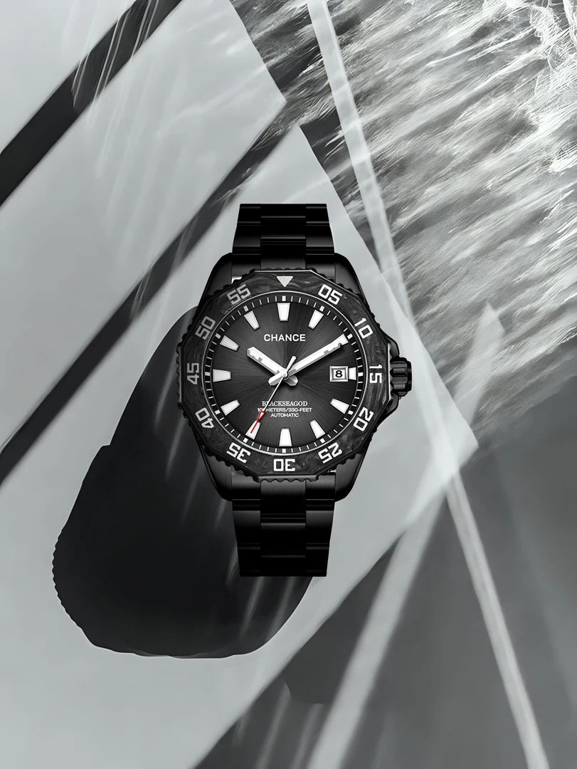 【国检直发】Chance黑海神系列/全新全套未使用/机械手表