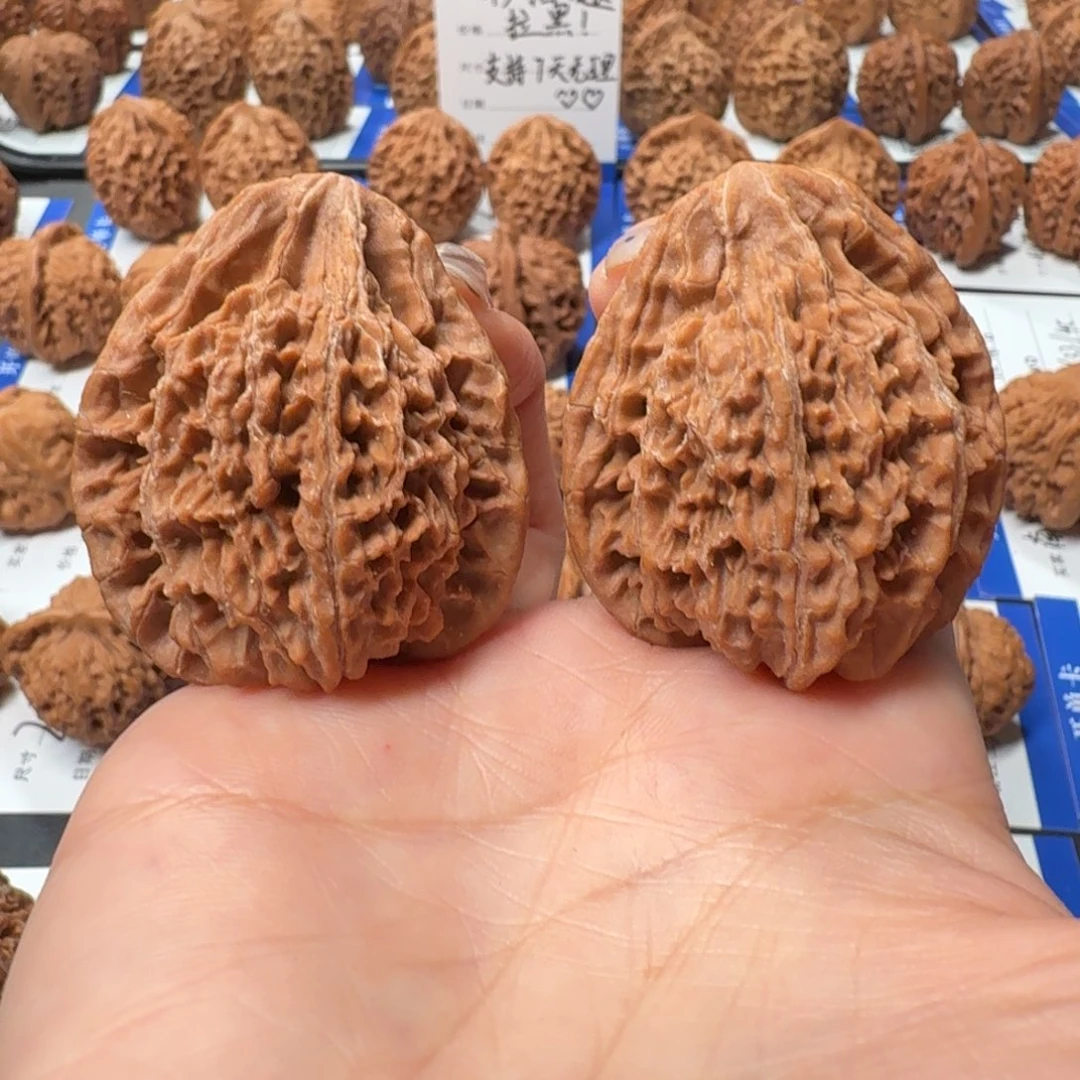 核桃147号 4.0尺秦岭火凤鸡心 全品白茬