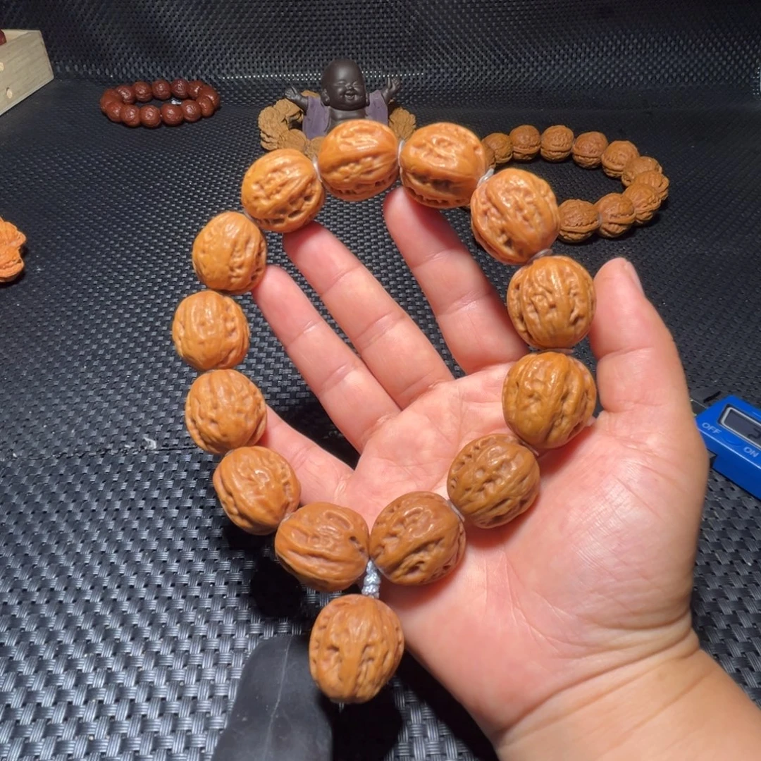 吊坠文玩核桃铁锤手持21