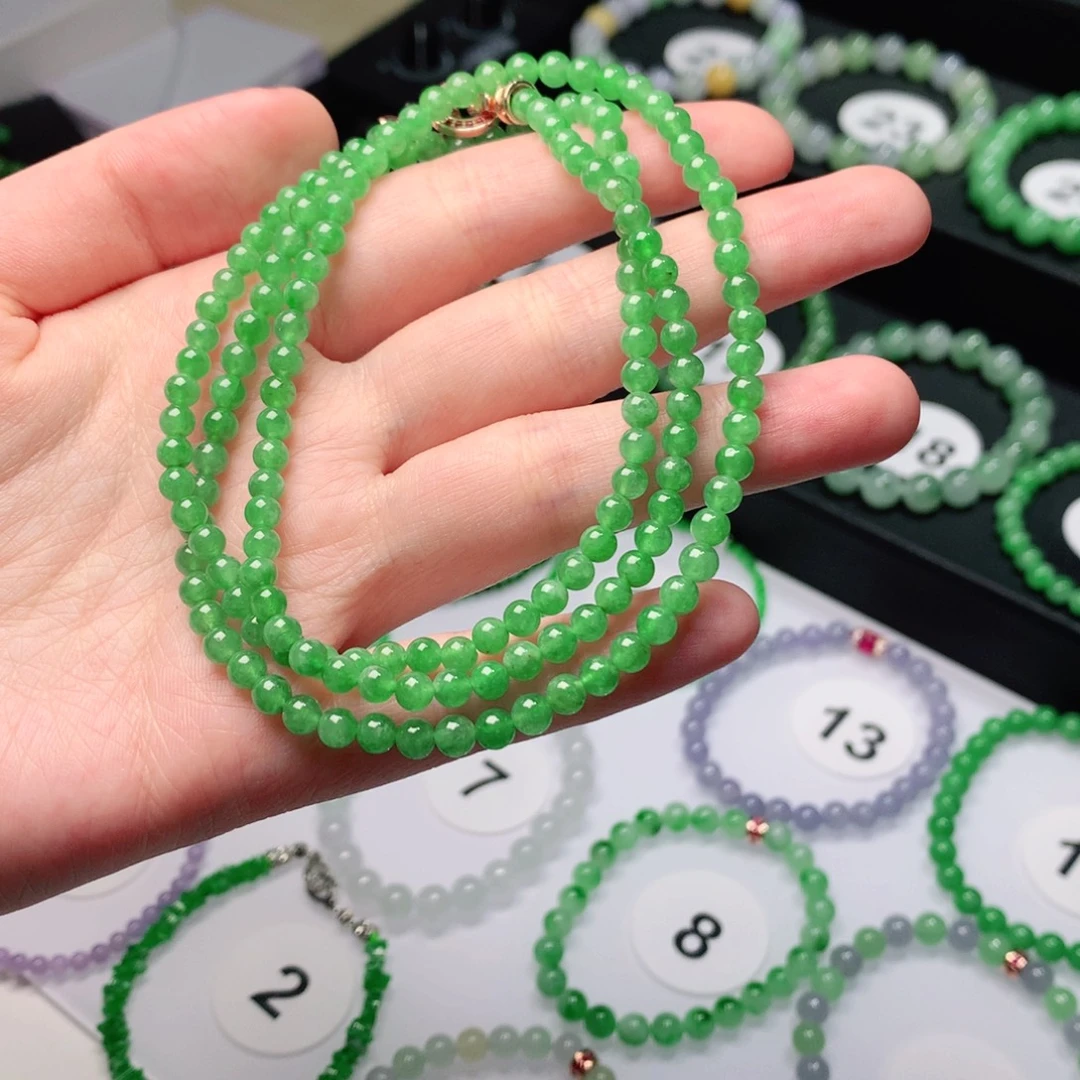 翡翠未镶嵌手链翡翠