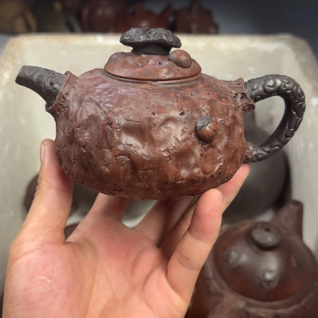 茶壶紫砂宜兴原矿紫砂壶220毫升容量