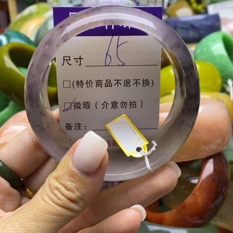 未镶嵌手镯石英质玉