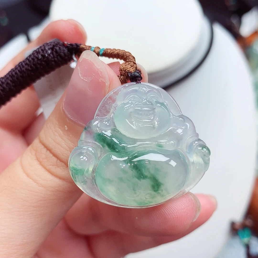 颈饰未镶嵌翡翠翡翠93，27/31/6.2