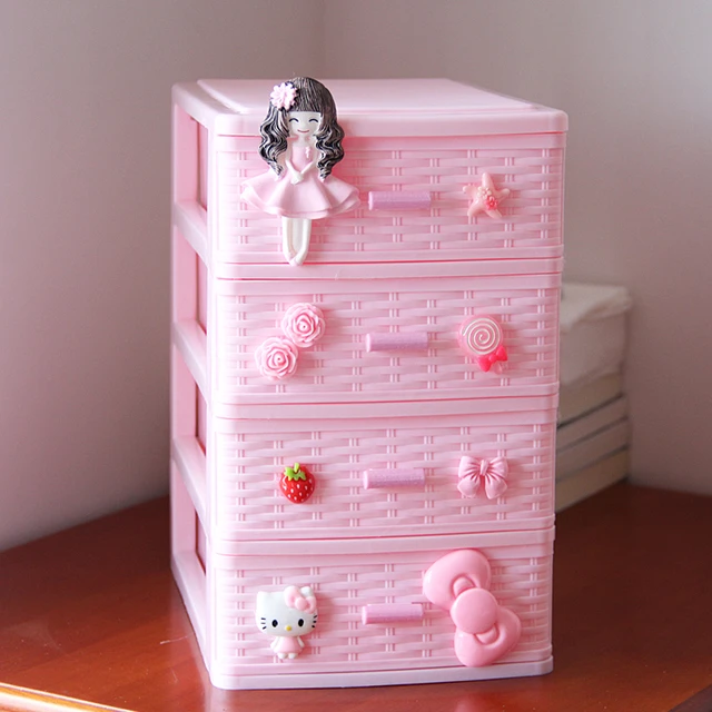 珠宝首饰盒儿童的发饰收纳盒小女孩婴儿服装可爱橡皮筋头带头饰大