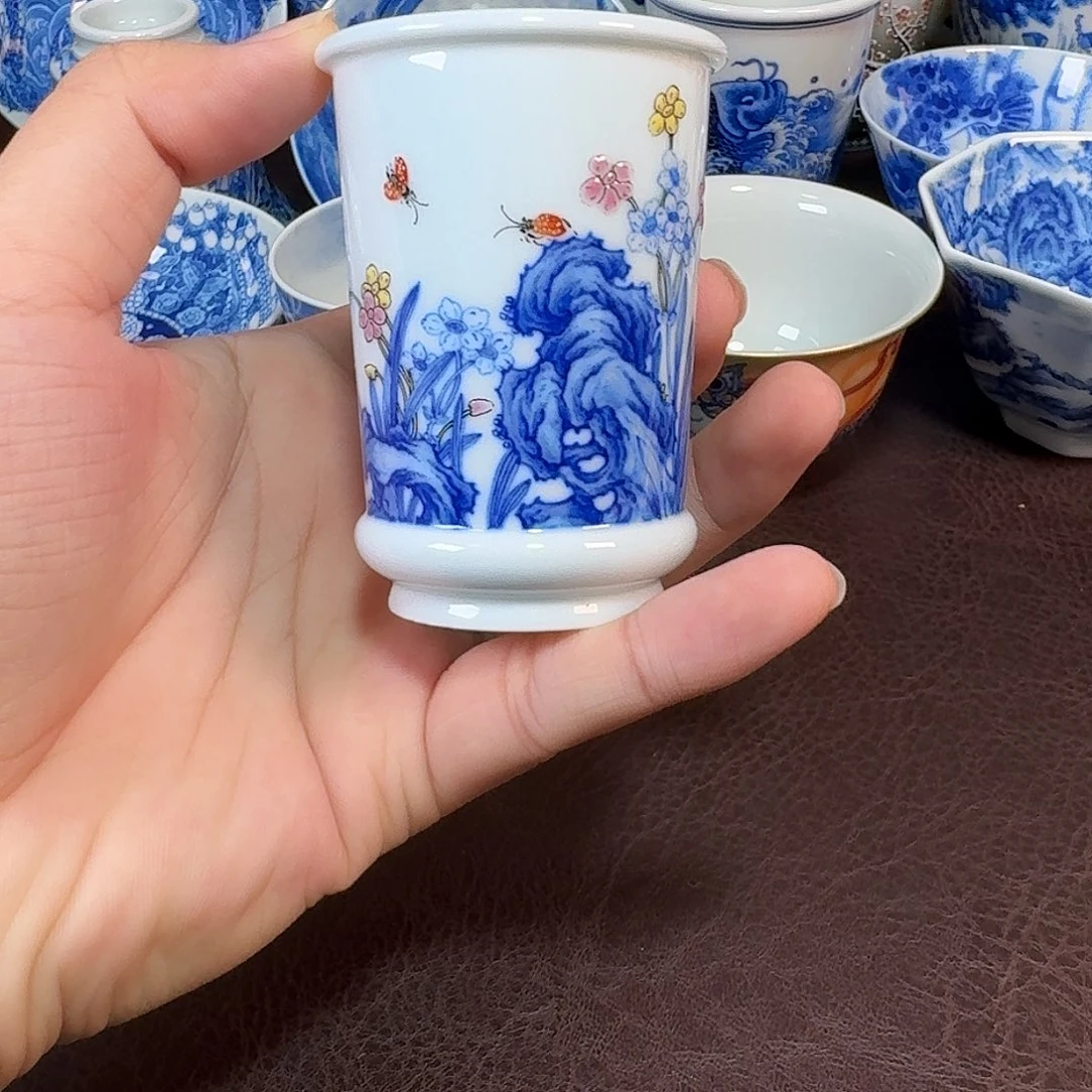 遥***女现代景德镇陶瓷杯