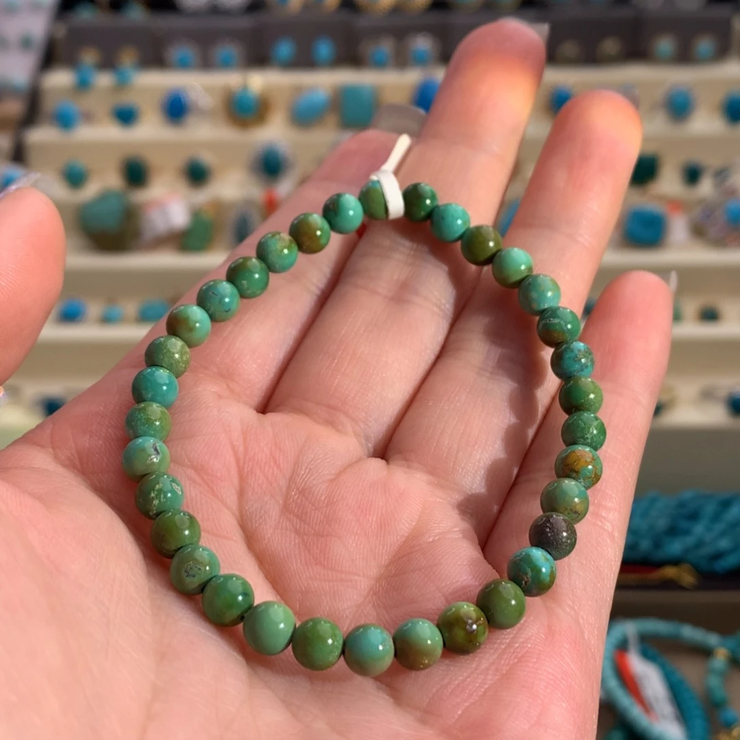 未镶嵌绿松石特色圆珠手串