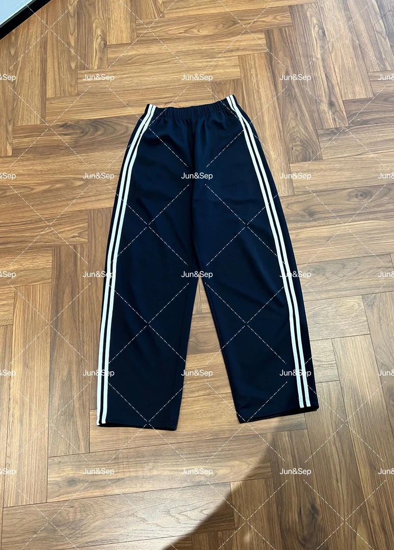 WMeng.校服裤*小众极简百搭显瘦减龄弧形裤JS-K-25060103