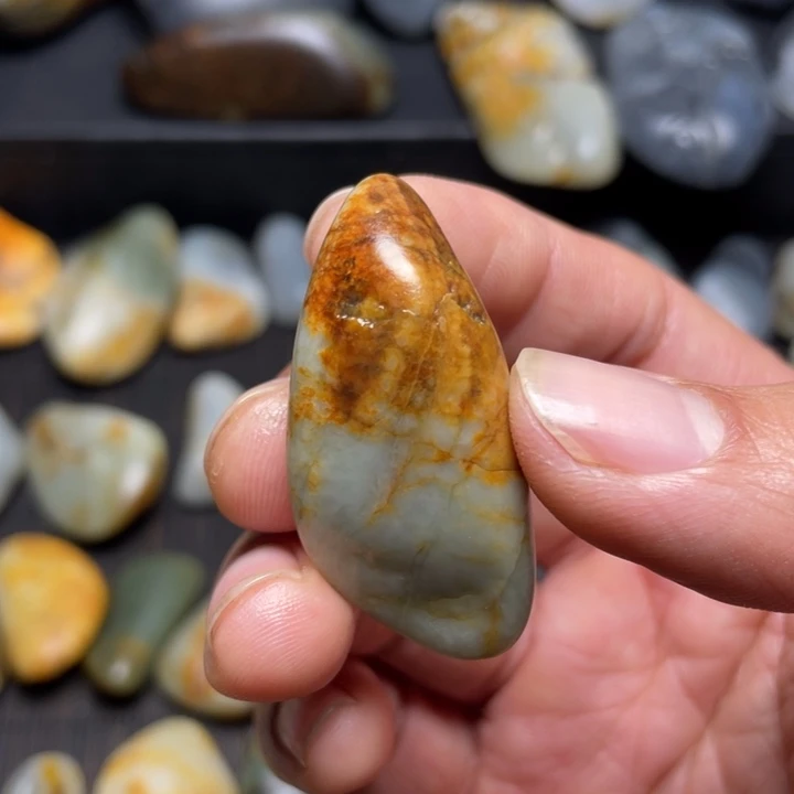 和田玉未镶嵌挂件69