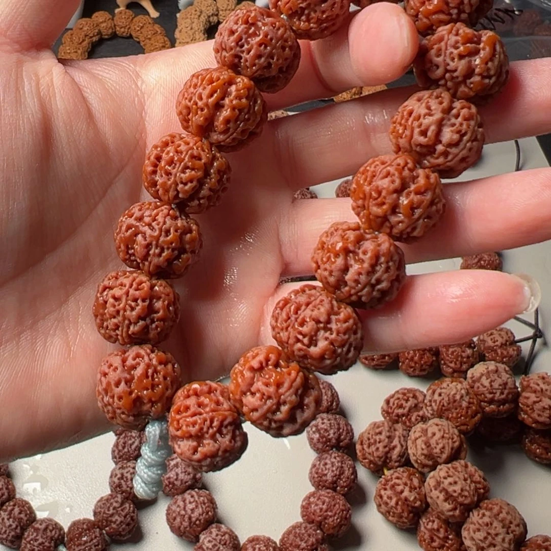 金刚菩提手串19尺寸蜂窝梅花超头定制