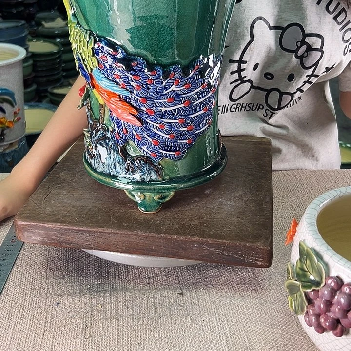 泳坤堂石湾盆陶瓷
