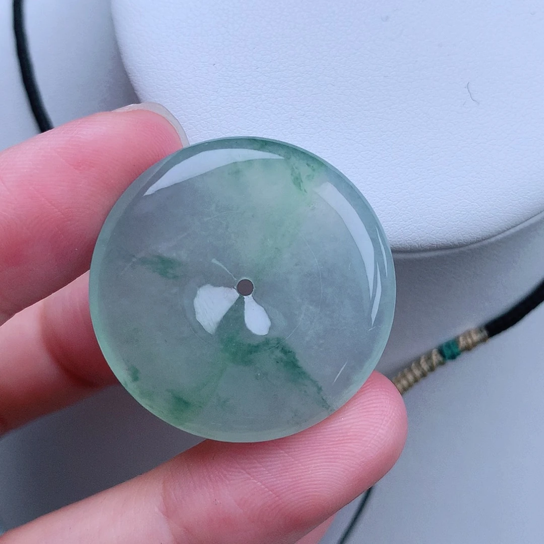 翡翠未镶嵌颈饰平安30-5.1