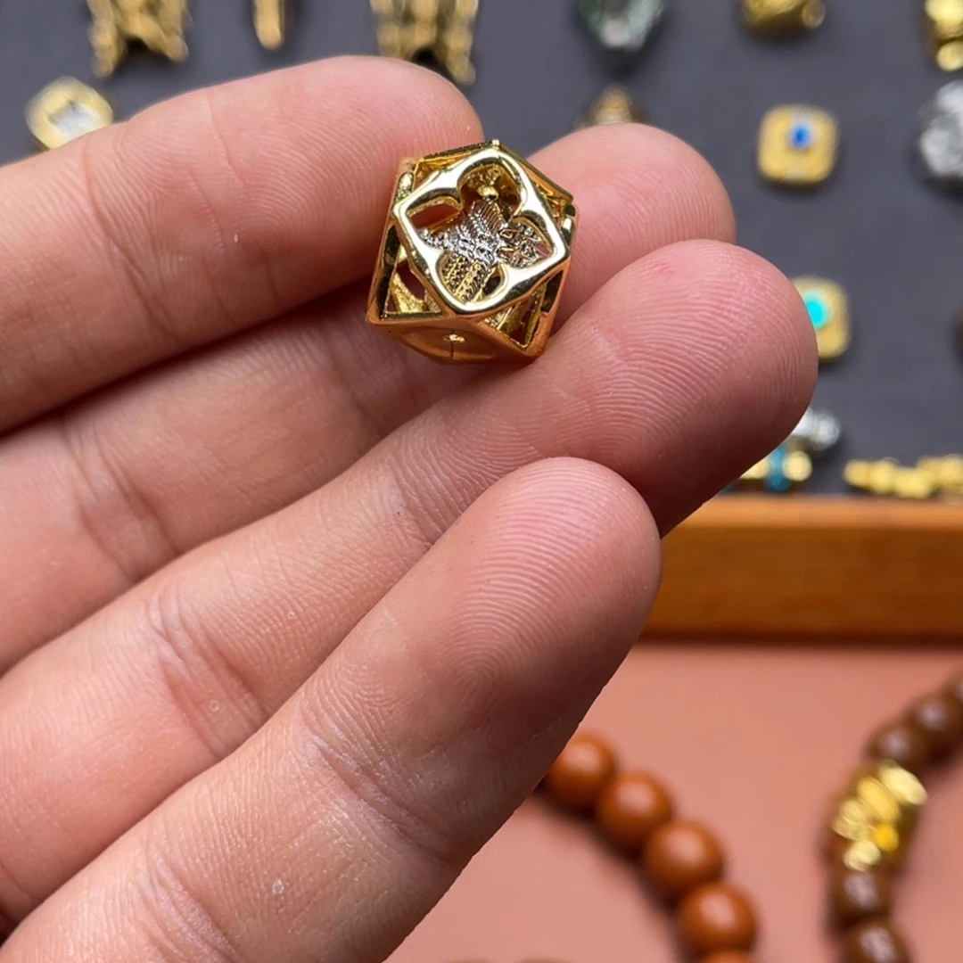 珐琅925谷歌塔六方配饰