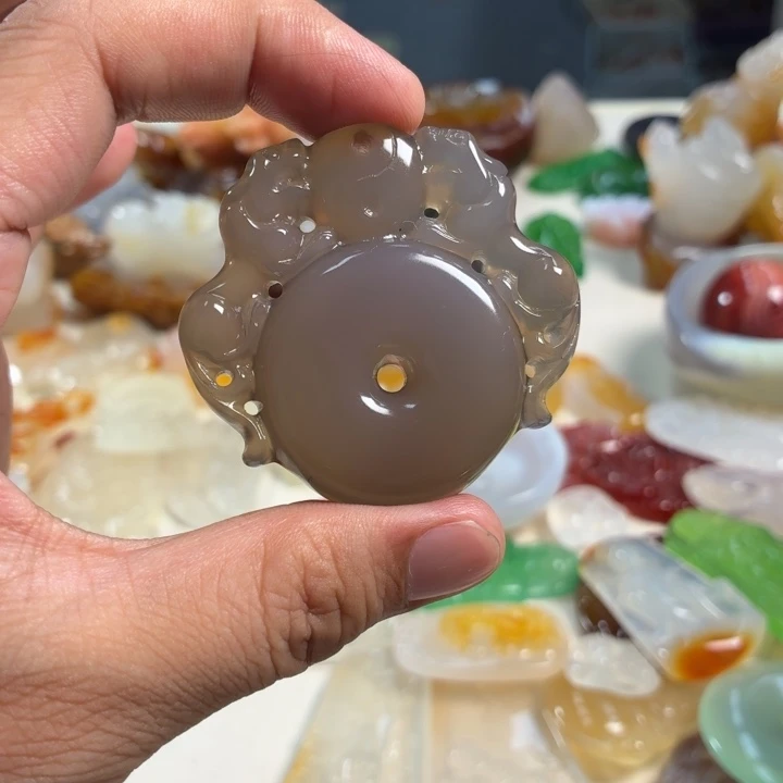 未镶嵌吊坠(不含链)玛瑙/玉髓