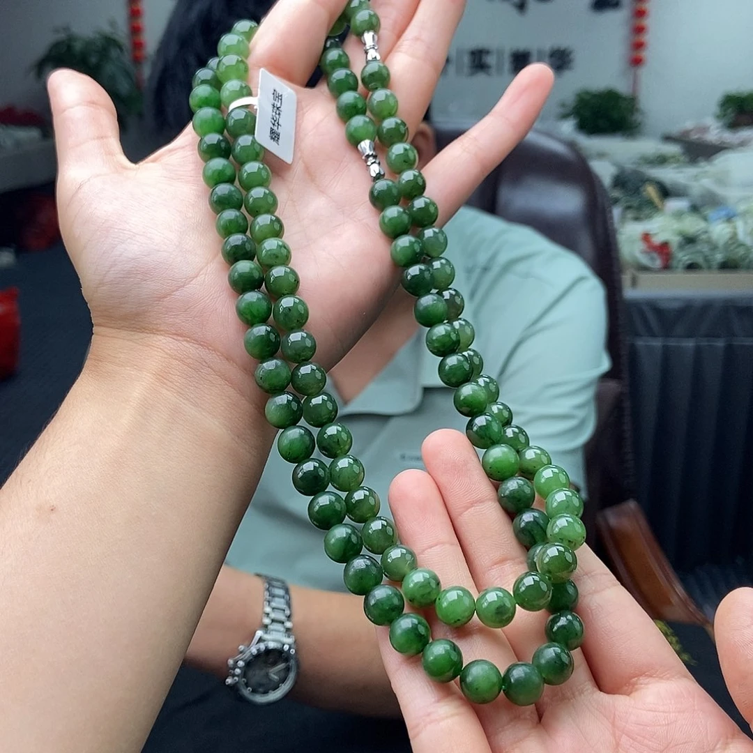 和田玉未镶嵌颈饰卡10颜色多样性发拍一发一