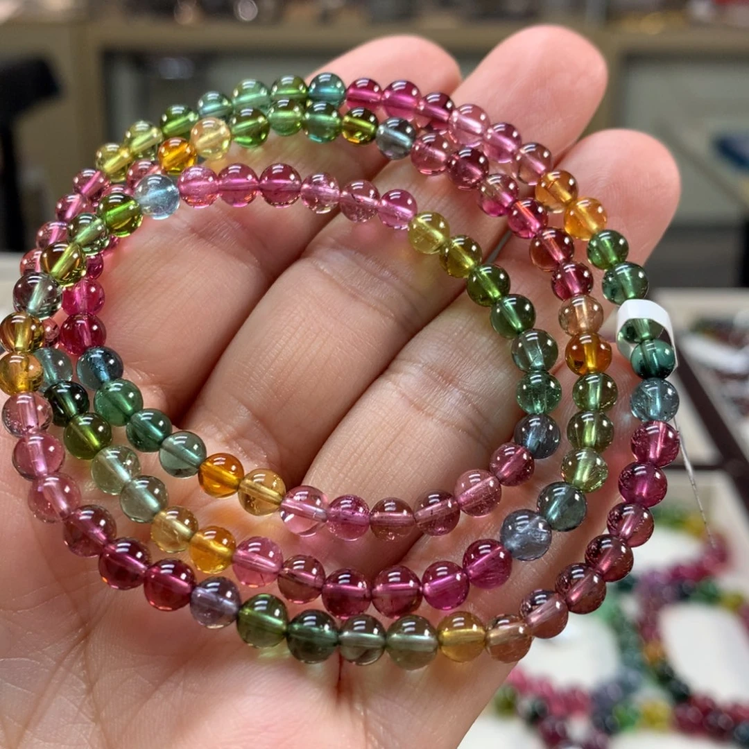 未镶嵌碧玺手链5.2左右